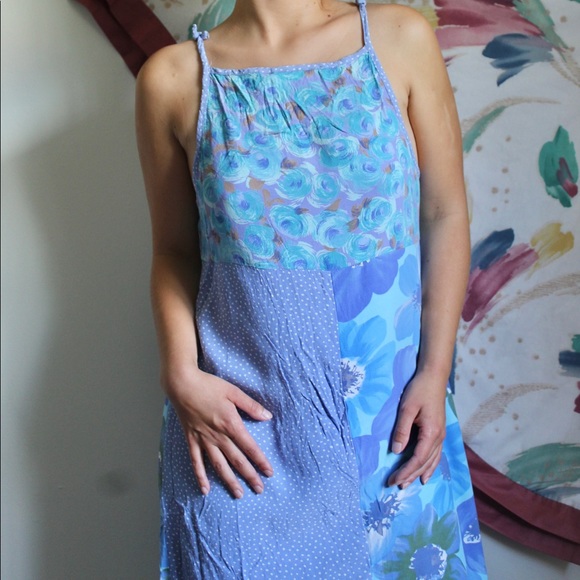 Vintage Periwinkle Maxi Dress 💙 - Picture 1 of 6